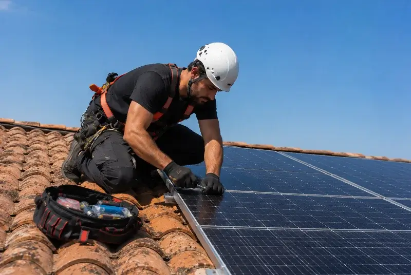 Maintenance et monitoring de panneaux solaires à Saint-Nazaire-en-Royans
